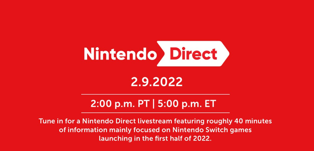 Nintendo Direct Feb 2022